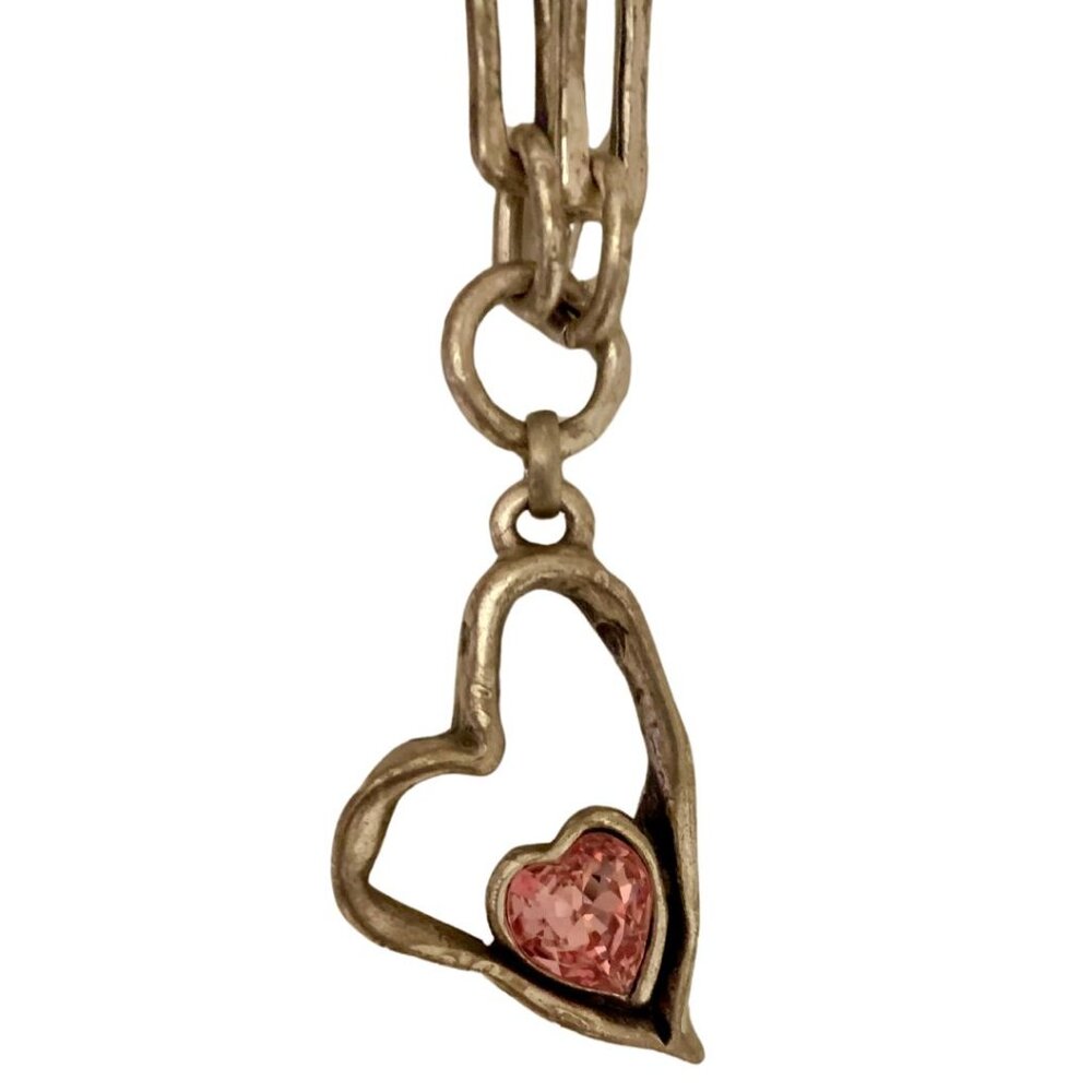 Pink Heart Splendor Necklace